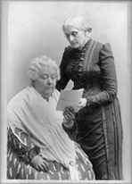 Portraits of Elizabeth Cady Stanton and Susan B. Anthony photograph